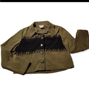 Alix Taylor NY Rare Vintage Western cowgirl light jacket Size 10P